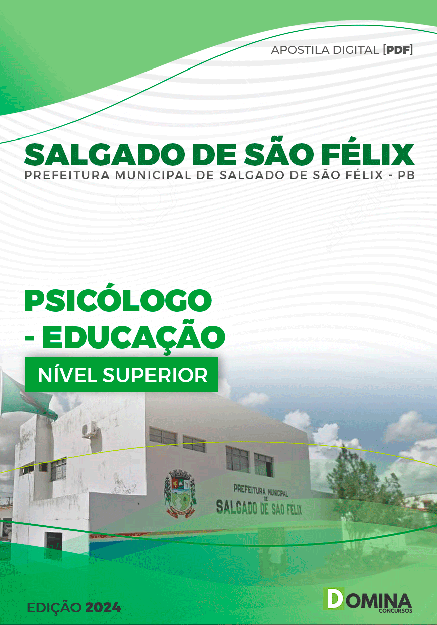 Apostila Pref Salgado de São Félix PB 2024 Psicólogo Educacional