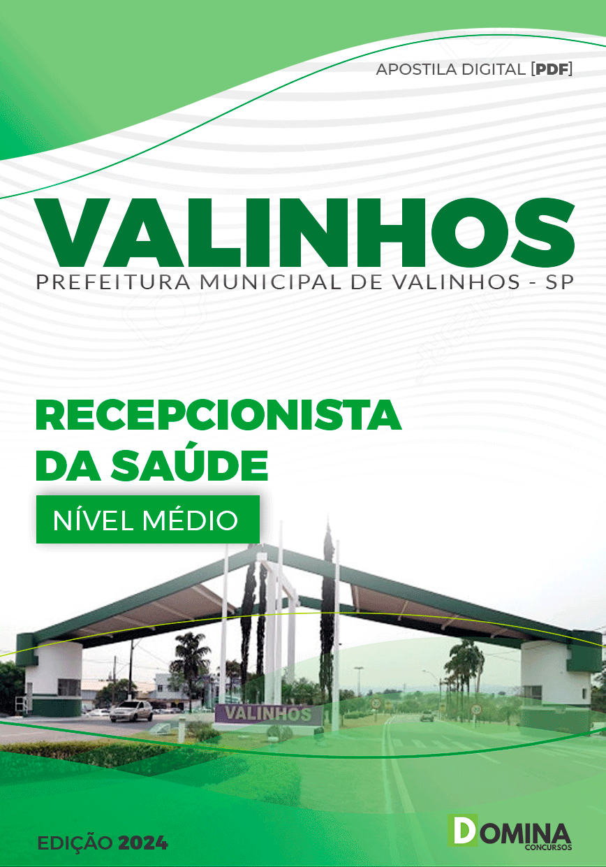 Apostila Pref Valinhos SP 2024 Fiscal Sanitário
