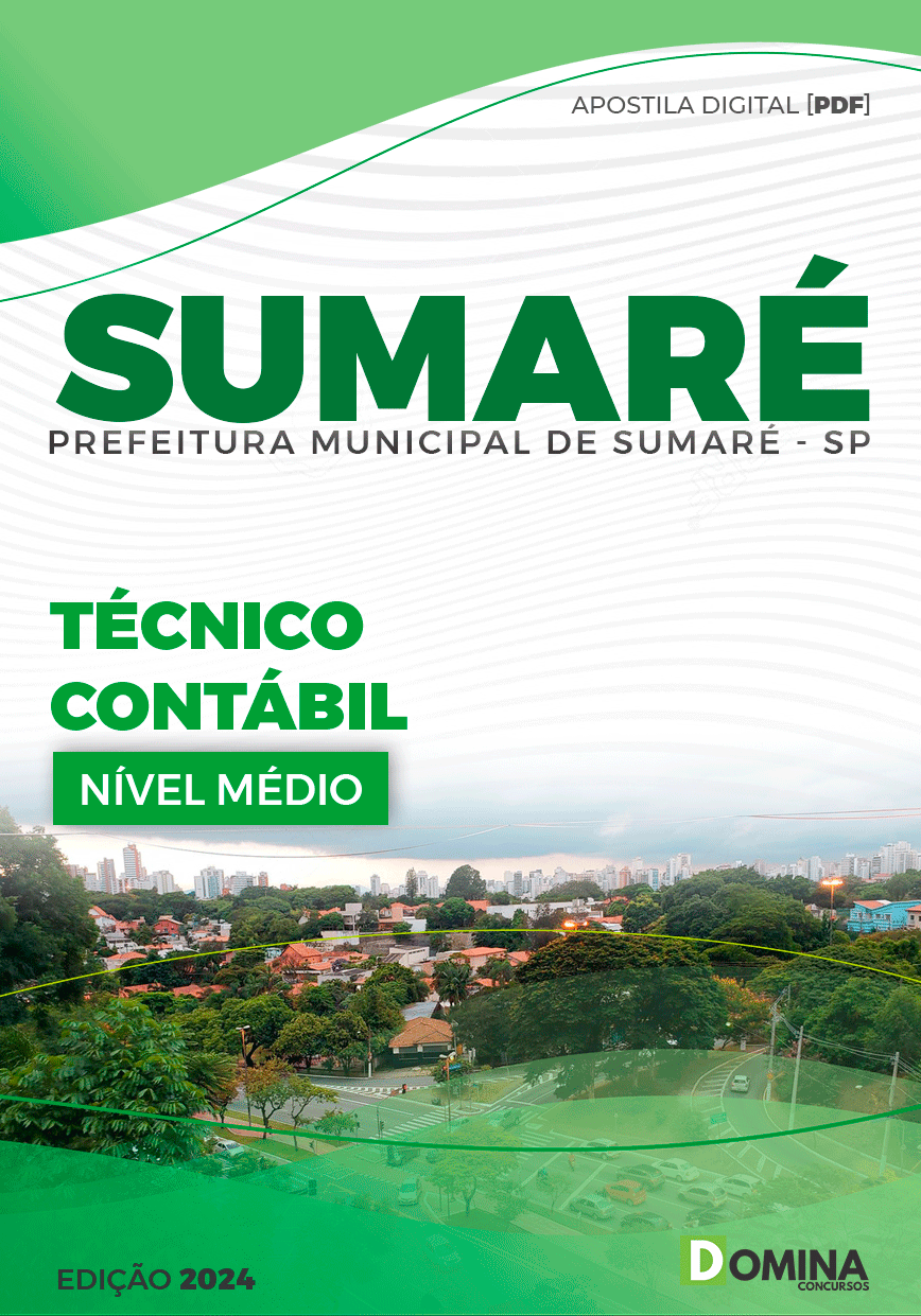 Apostila Pref Sumaré SP 2024 Técnico Contábil