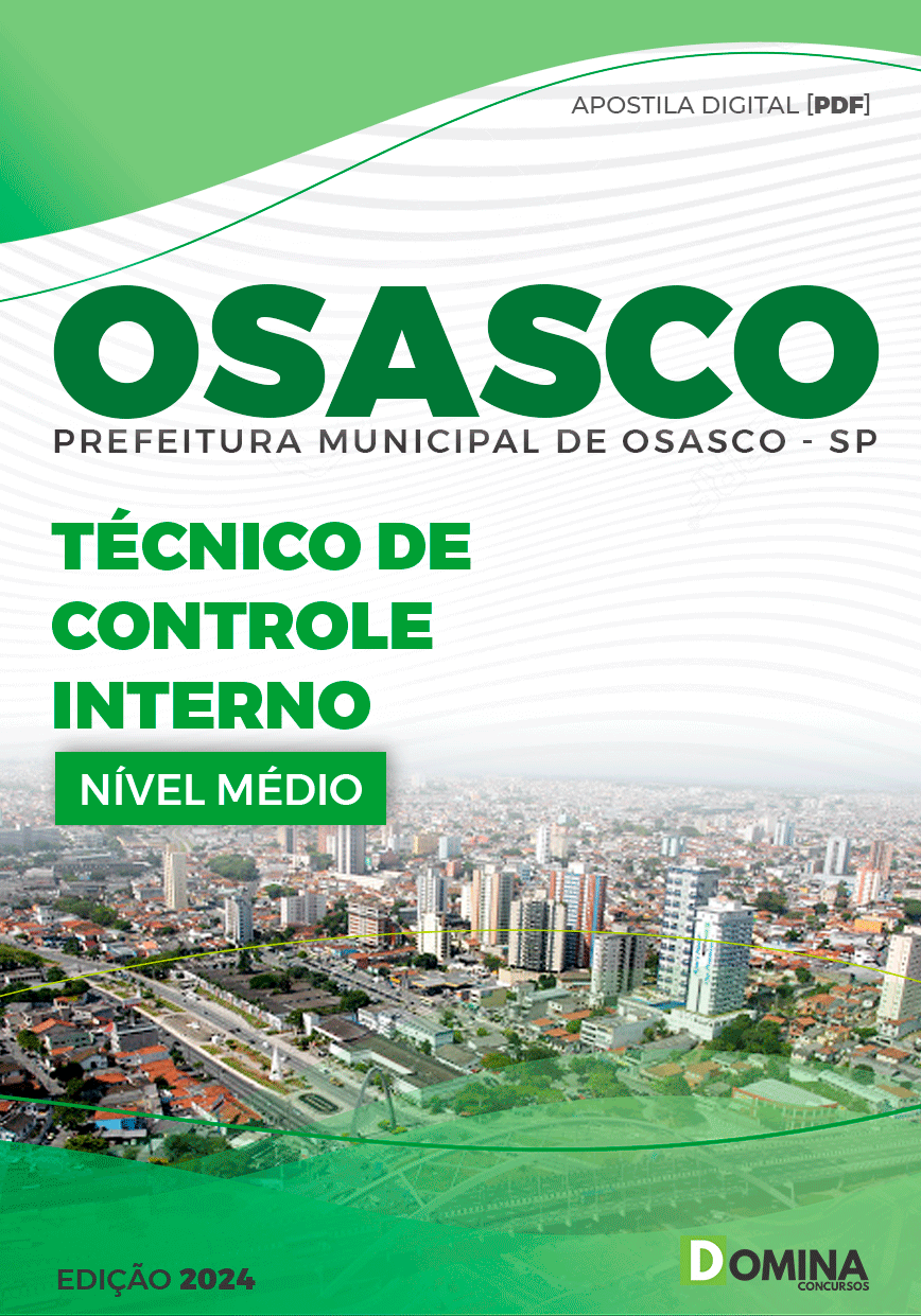 Apostila Pref Osasco SP 2024 Técnico Controle Interno