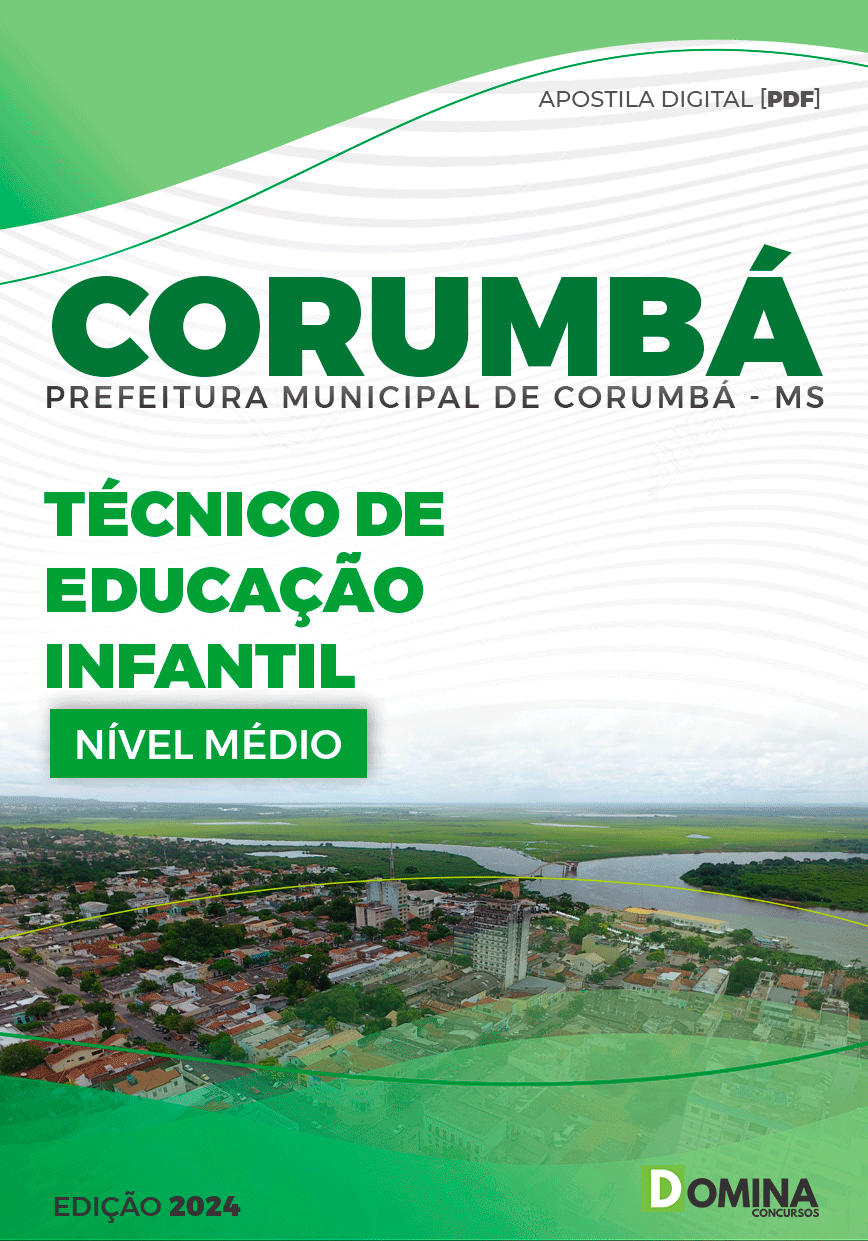 Apostila Pref Corumbá MS 2024 Técnico Educação Infantil