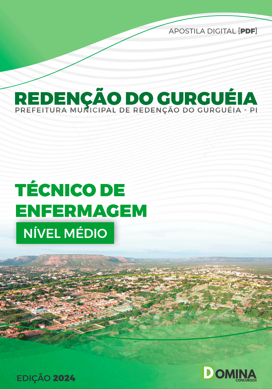 Apostila Pref Redenção do Gurguéia PI 2024 Técnico Enfermagem