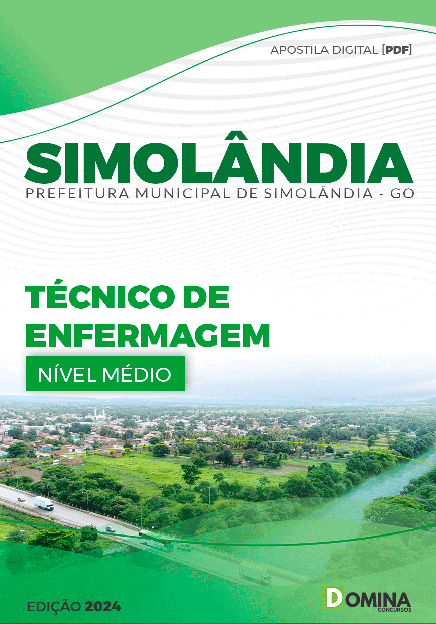 Apostila Pref Simolândia GO 2024 Técnico Enfermagem