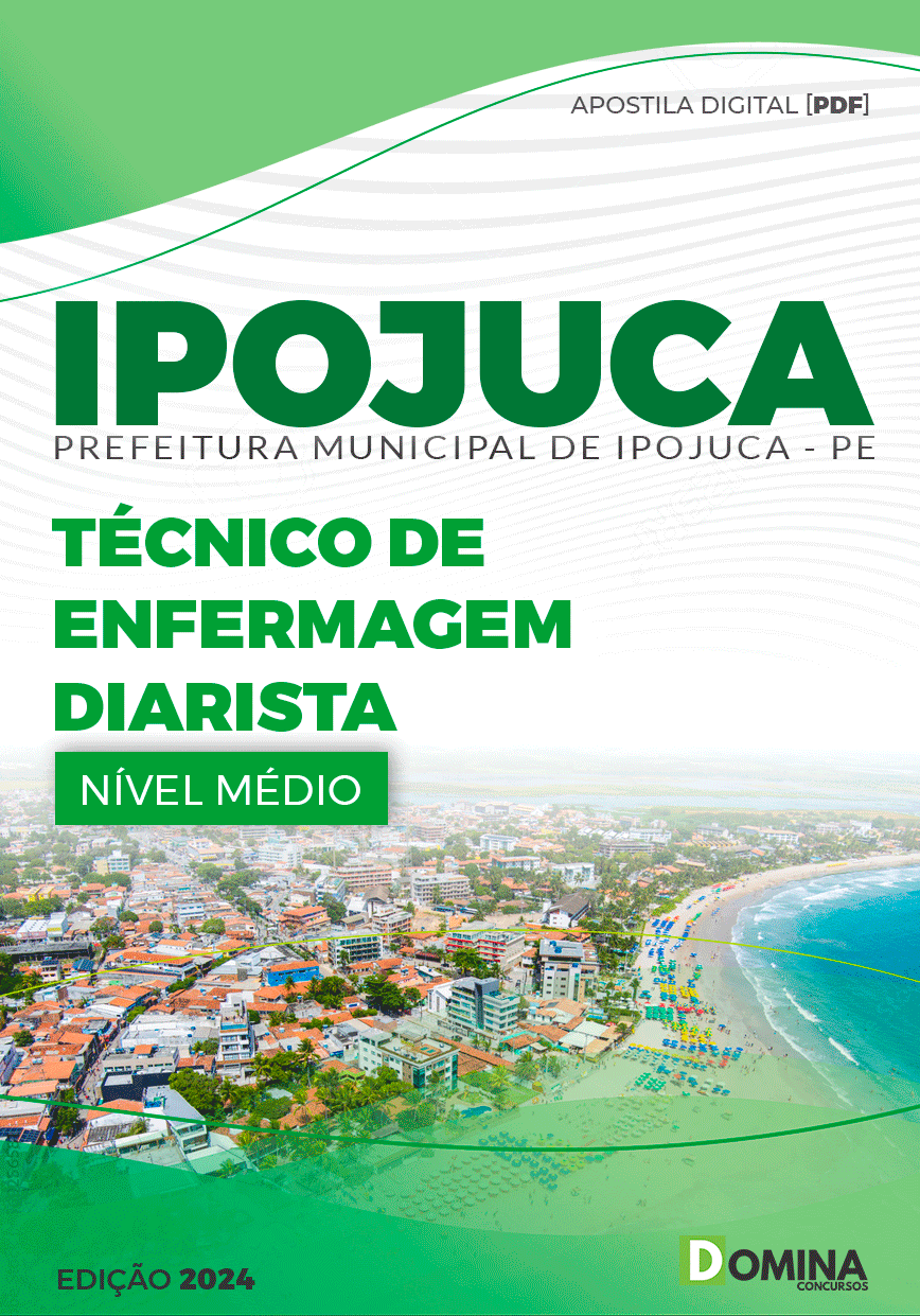 Apostila Pref Ipojuca PE 2024 Técnico Enfermagem Diarista