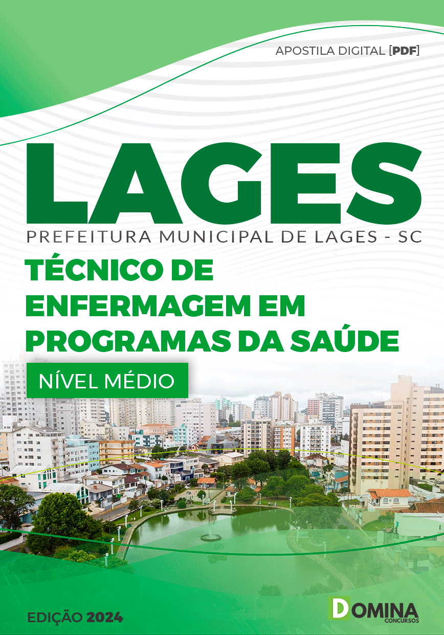 Pref Lages SC 2024 Técnico de Enfermagem Programas da Saúde