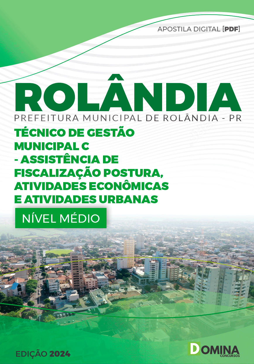 Pref Rolândia PR 2024 Assistência de Fiscalização Postura