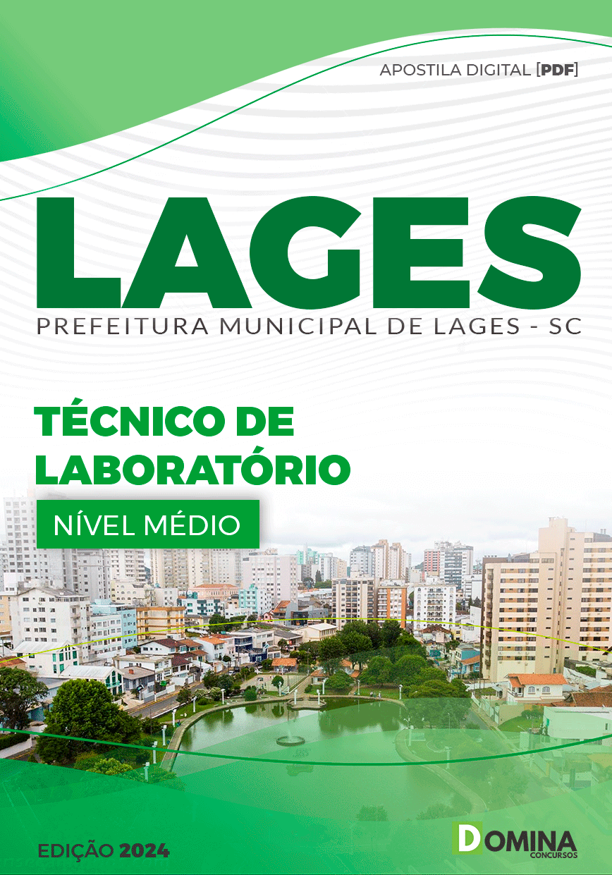 Apostila Pref Lages SC 2024 Técnico de Laboratório