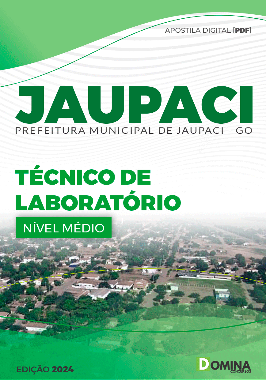 Apostila Pref Jaupaci GO 2024 Técnico de Laboratório