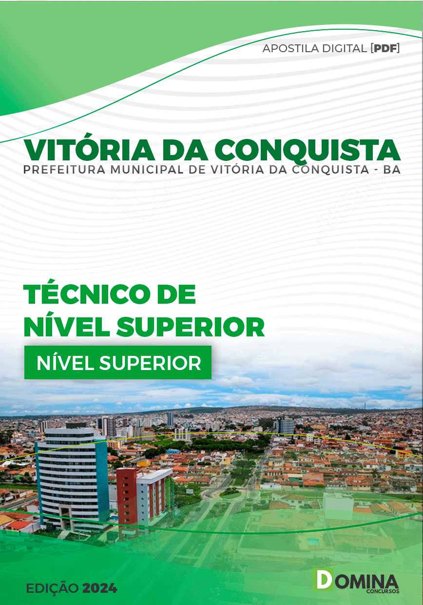 Apostila Pref Vitória da Conquista BA 2024 Técnico Nível Superior