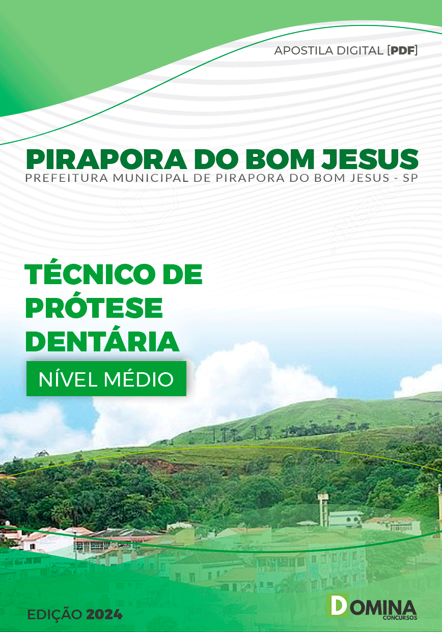 Apostila Pref Pirapora do Bom Jesus SP 2024 Técnico Prótese Dentária