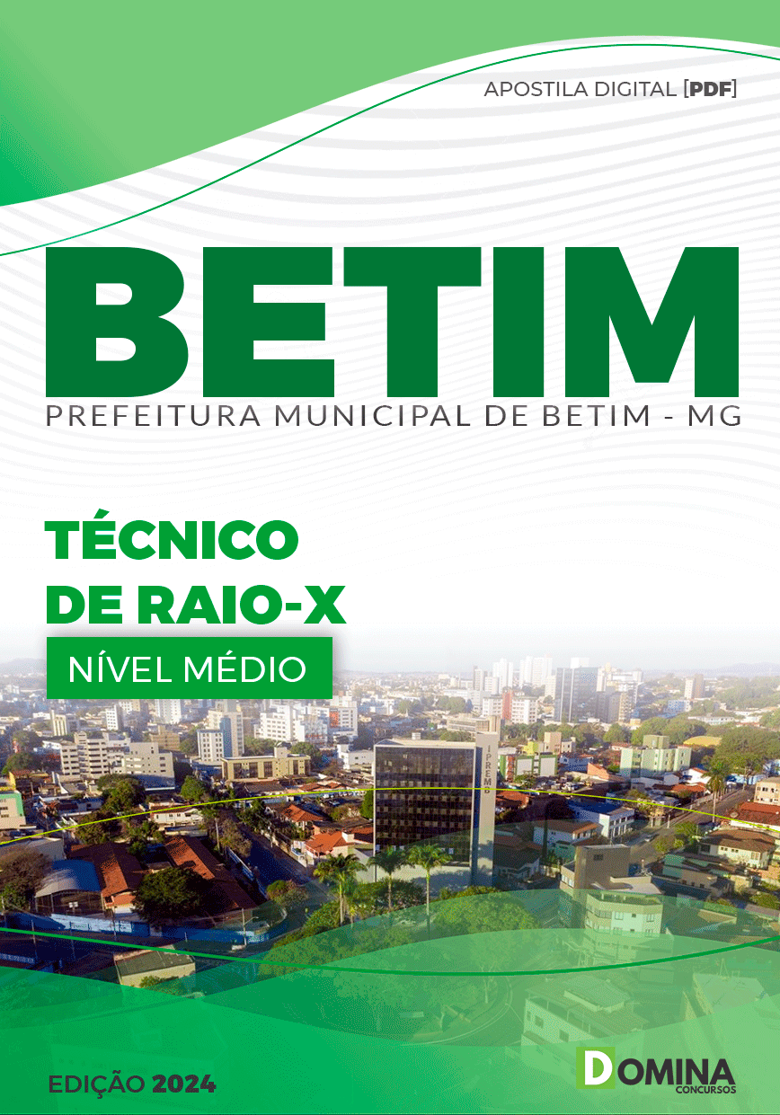 Apostila Pref Betim MG 2024 Técnico de Raio X