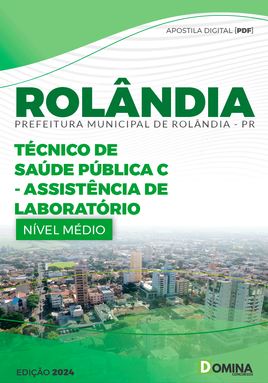 Apostila Pref Rolândia PR 2024 Assistência de Laboratório