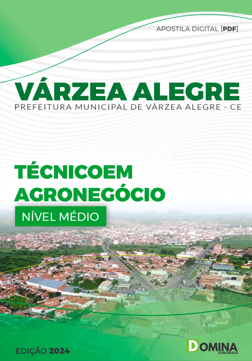 Apostila Pref Várzea Alegre CE 2024 Técnico Agronegócio
