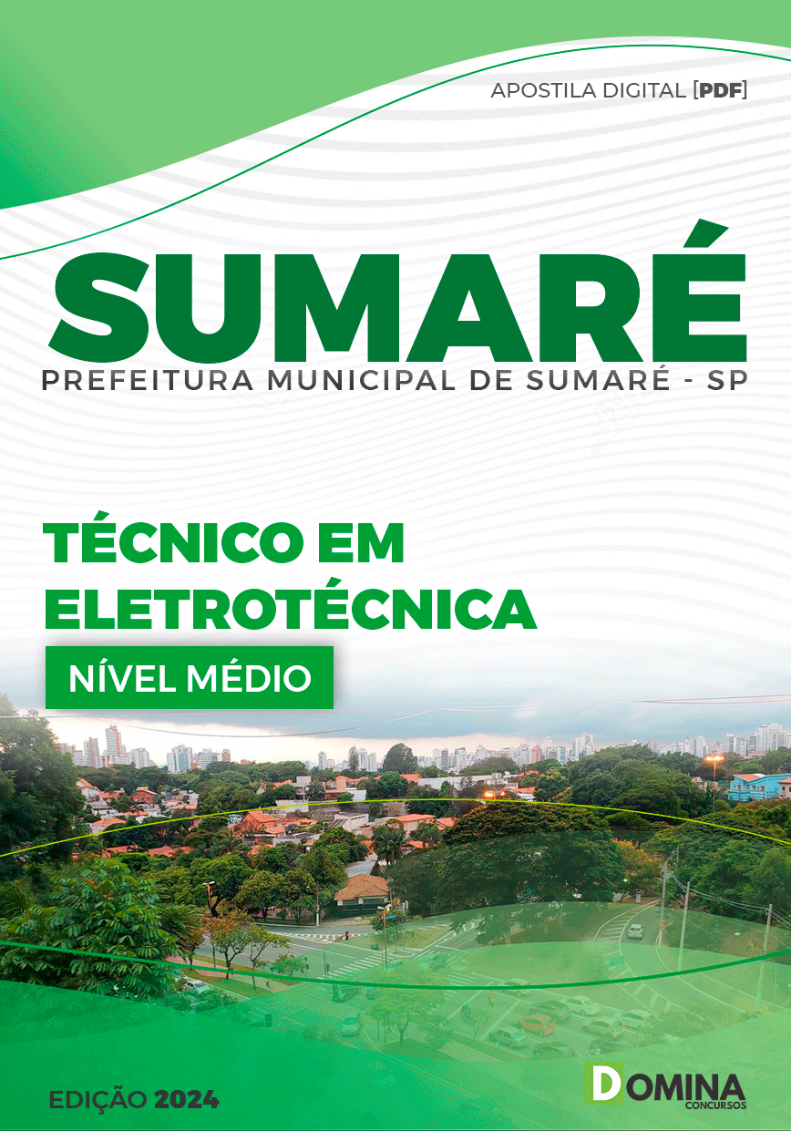 Apostila Pref Sumaré SP 2024 Técnico Eletrotécnica