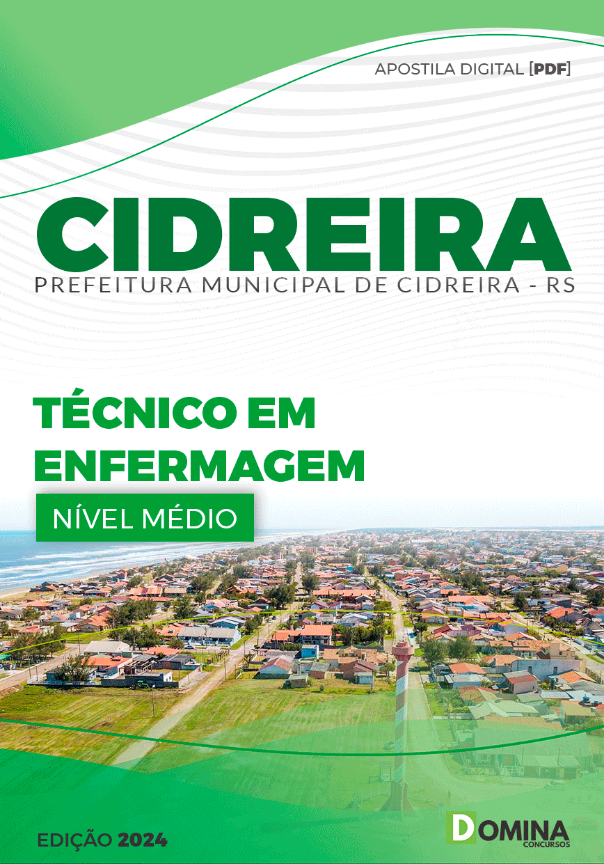 Apostila Pref Cidreira RS 2024 Técnico Enfermagem