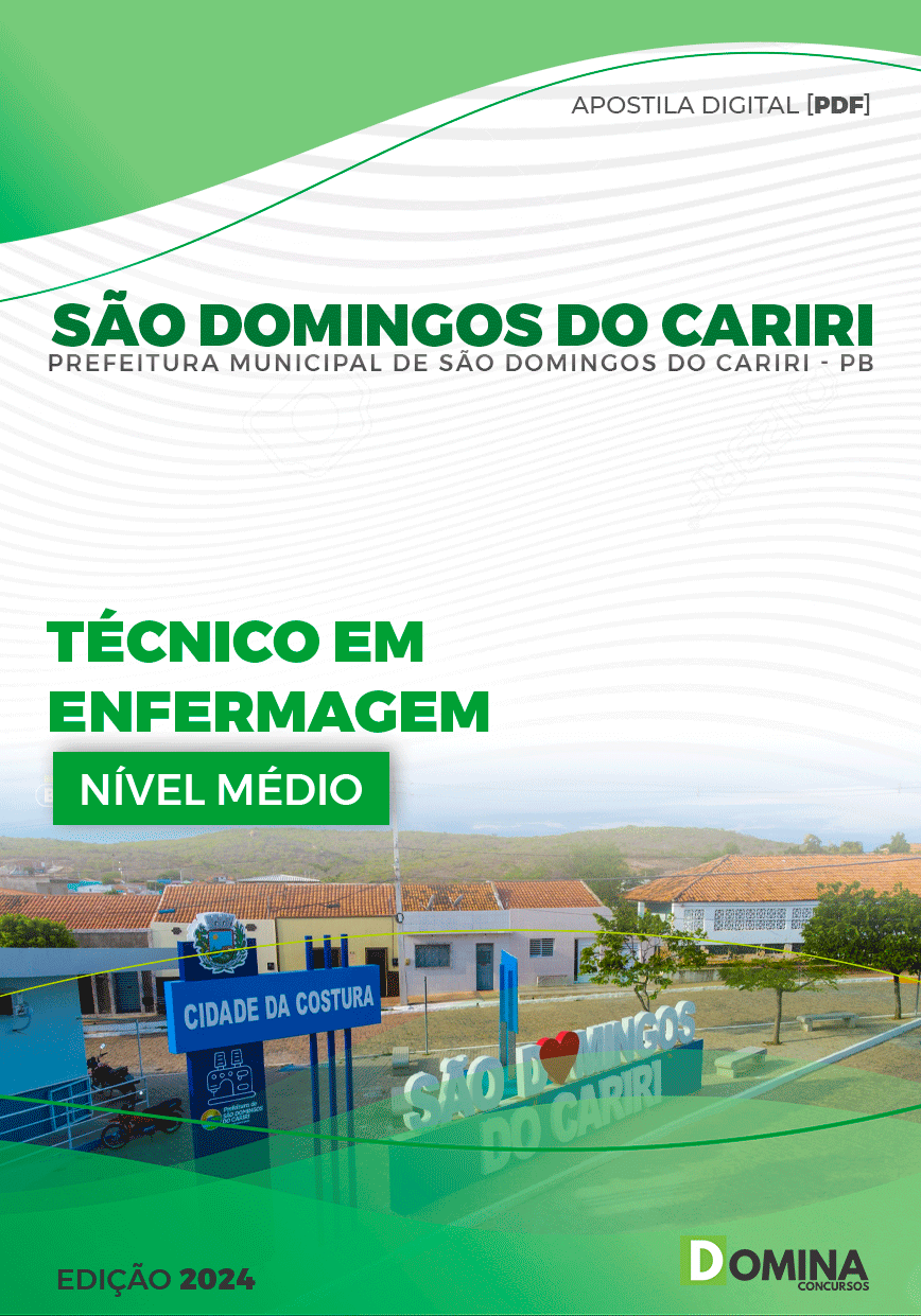 Pref São Domingos Cariri PB 2024 Técnico em Enfermagem