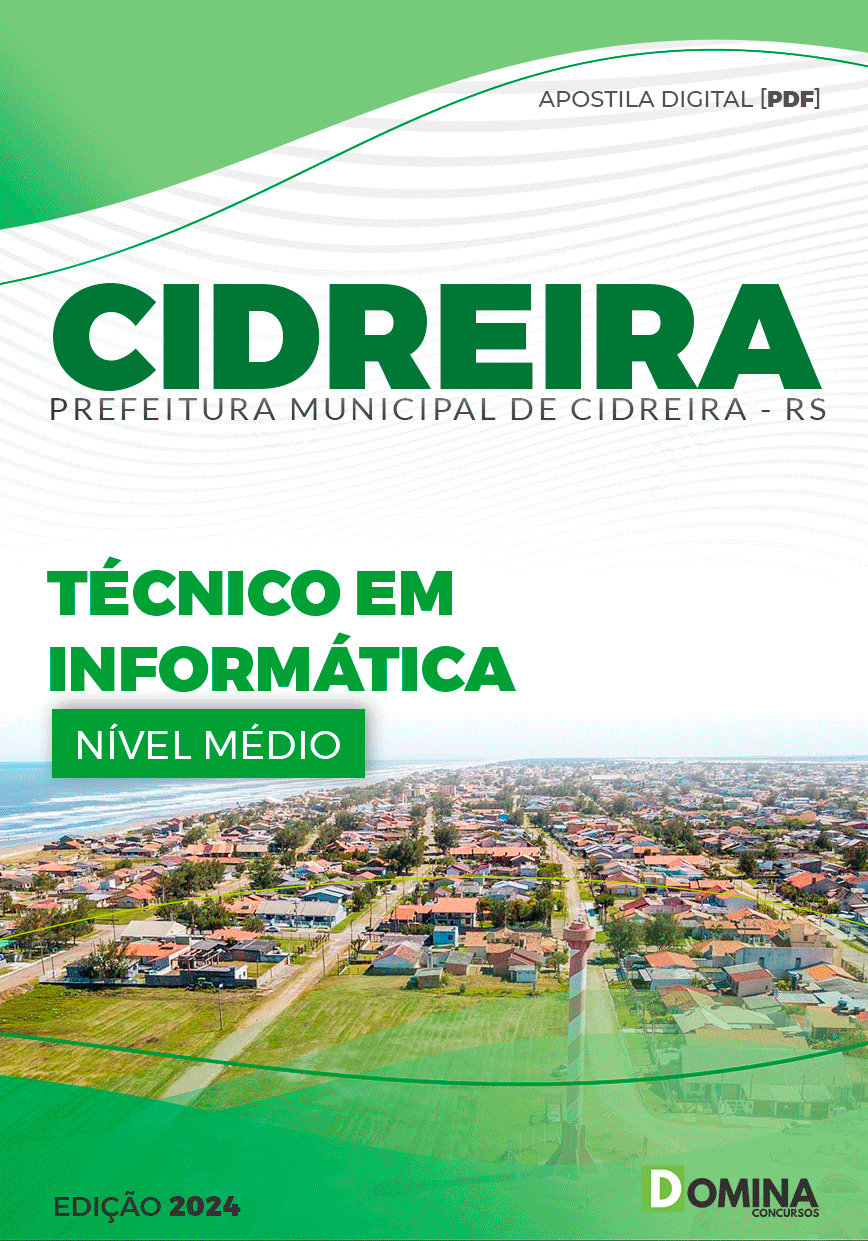 Apostila Pref Cidreira RS 2024 Técnico Informática