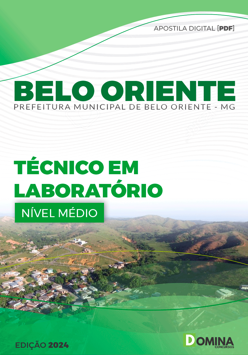 Apostila Pref Belo Oriente MG 2024 Técnico Laboratório