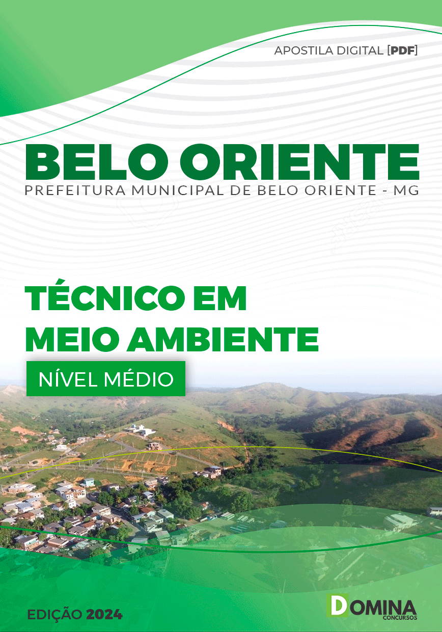 Apostila Pref Belo Oriente MG 2024 Técnico Meio Ambiente