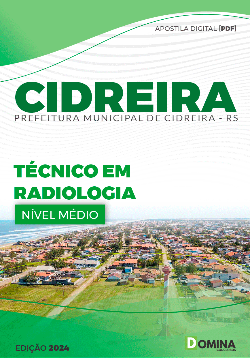 Apostila Pref Cidreira RS 2024 Técnico Radiologia