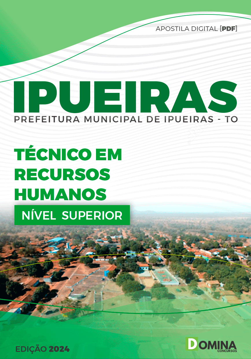 Apostila Pref Ipueiras TO 2024 Técnico em Recursos Humanos
