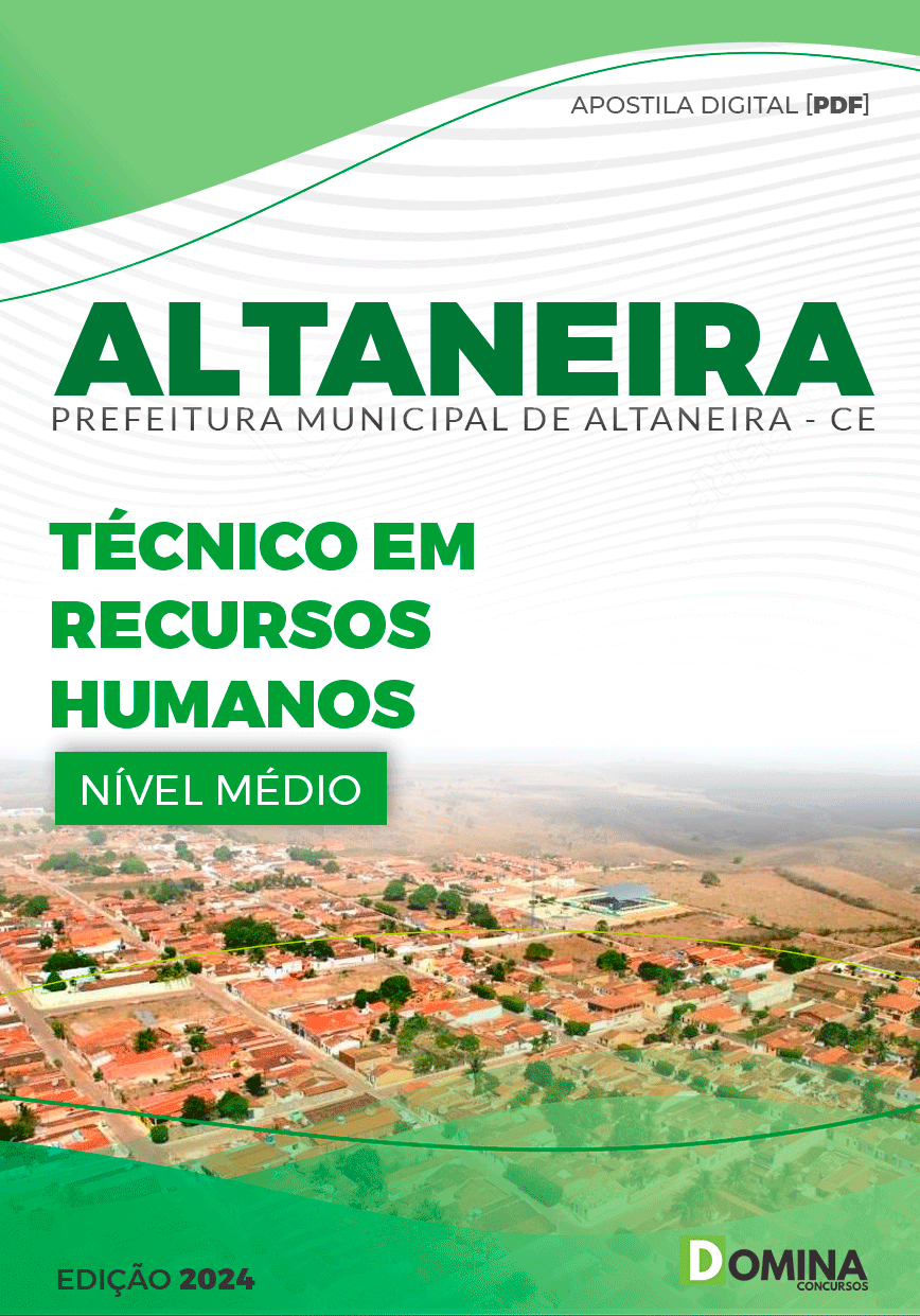 Apostila Pref Altaneira CE 2024 Técnico Recursos Humanos