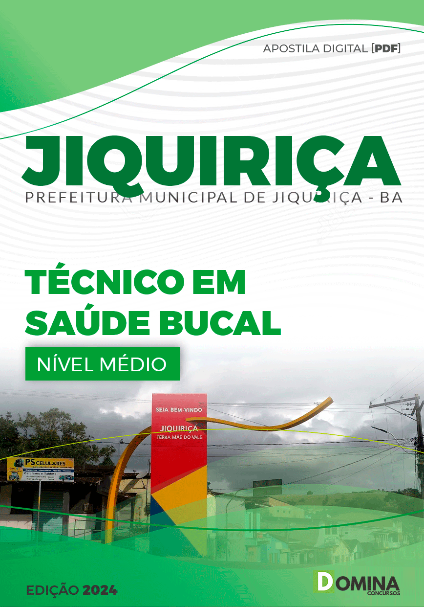 Apostila Pref Jiquiriça BA 2024 Técnico Saúde Bucal