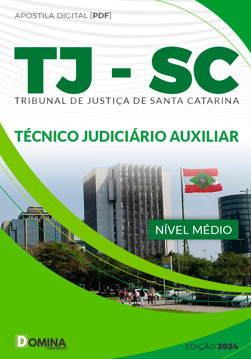 Apostila TJ SC 2024 Técnico Judiciário Auxiliar