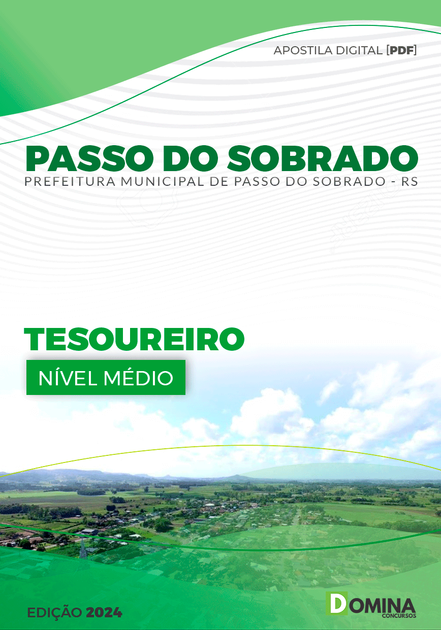 Apostila Pref Passo do Sobrado RS 2024 Tesoureiro