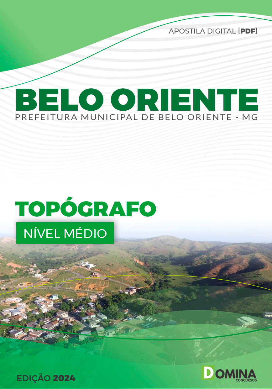 Apostila Pref Belo Oriente MG 2024 Topógrafo
