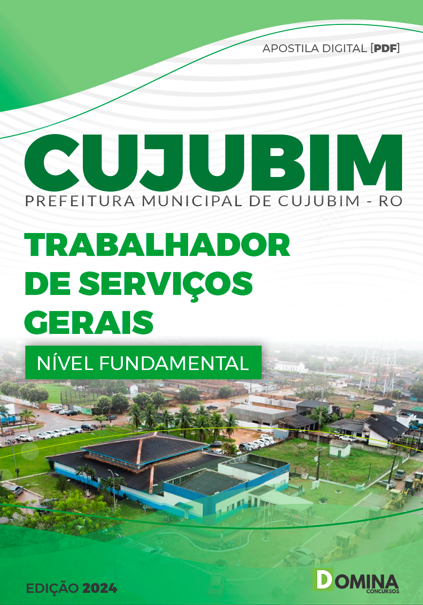 Apostila Pref Cujubim RO 2024 Trabalhador de Serviços Gerais