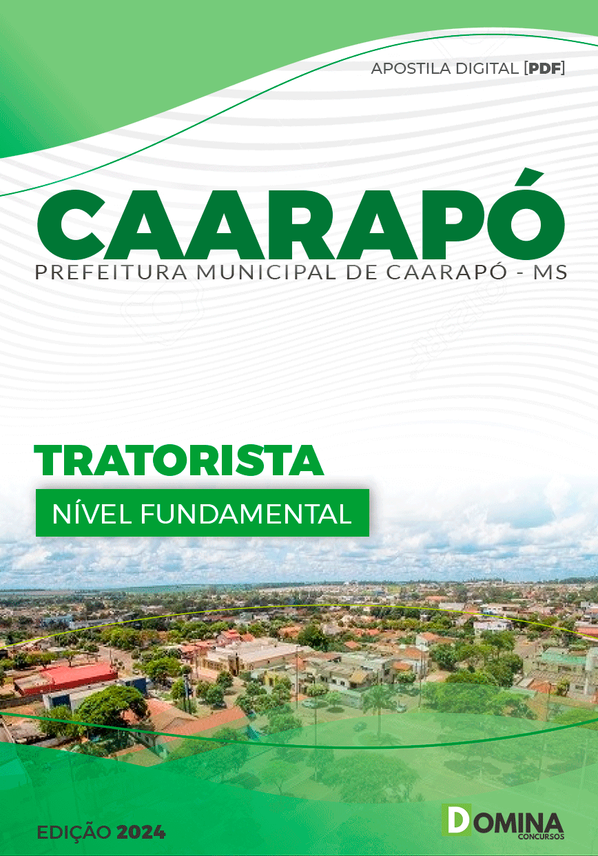Apostila Pref Caarapó MS 2024 Tratorista