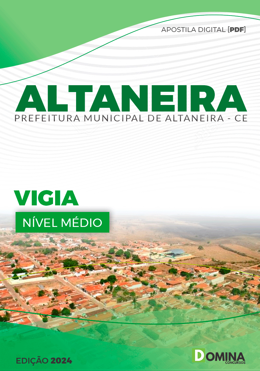 Apostila Pref Altaneira CE 2024 Vigia