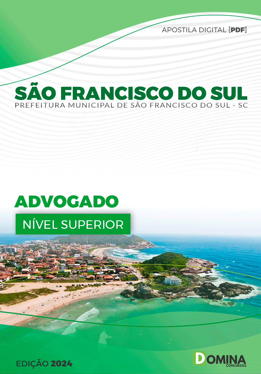 Pref São Francisco do Sul SC 2024 Advogado