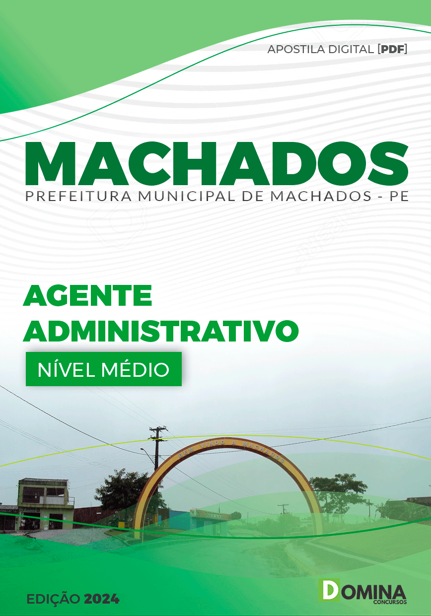 Apostila Pref Machados PE 2024 Agente Administrativo