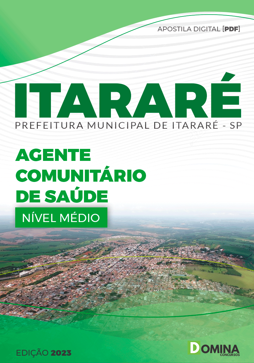 Apostila Pref Itararé SP 2024 Agente Comunitário de Saúde