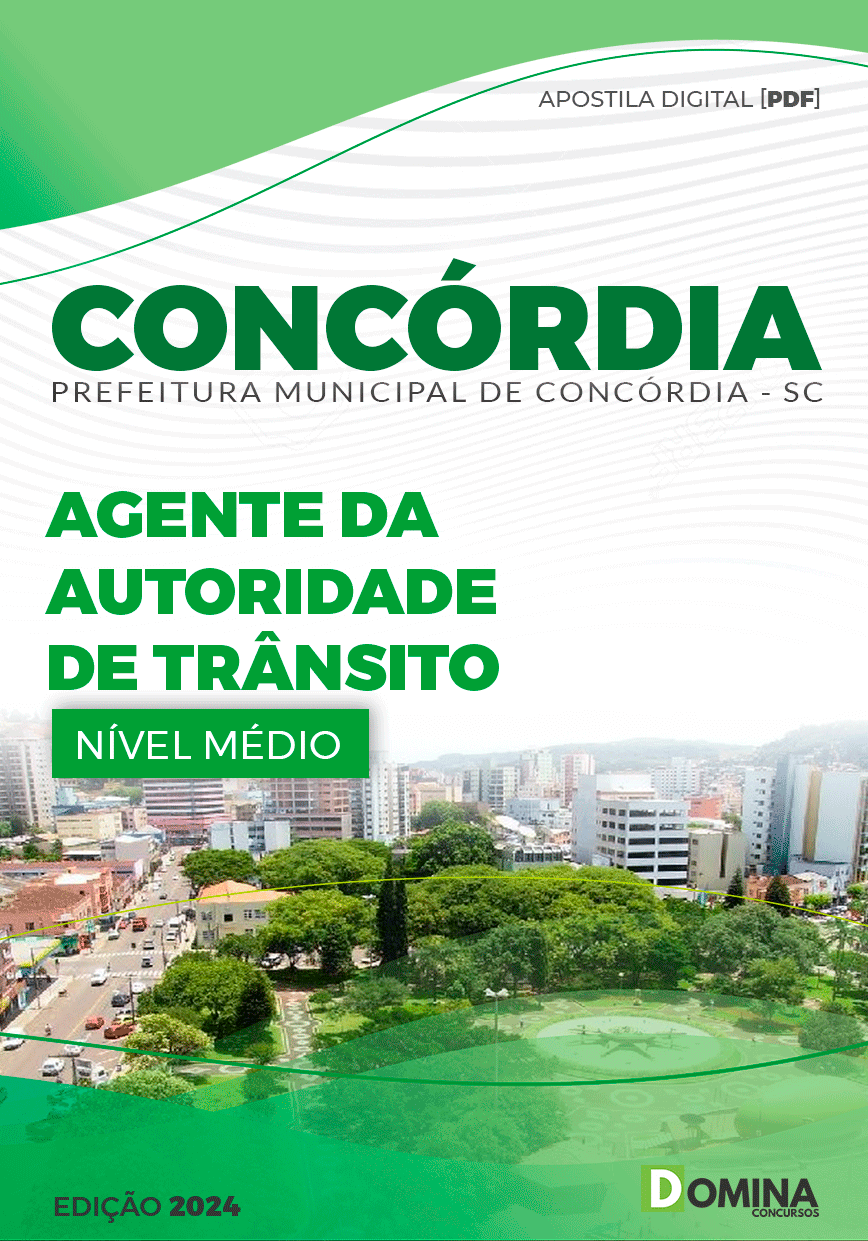 Apostila Prefeitura Concórdia SC 2024 Agente de Trânsito