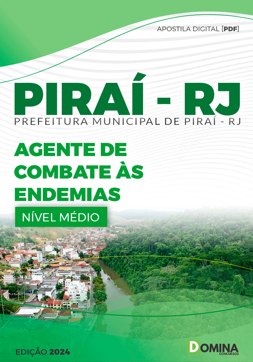 Apostila Pref Piraí RJ 2024 Agente Combate Endemias