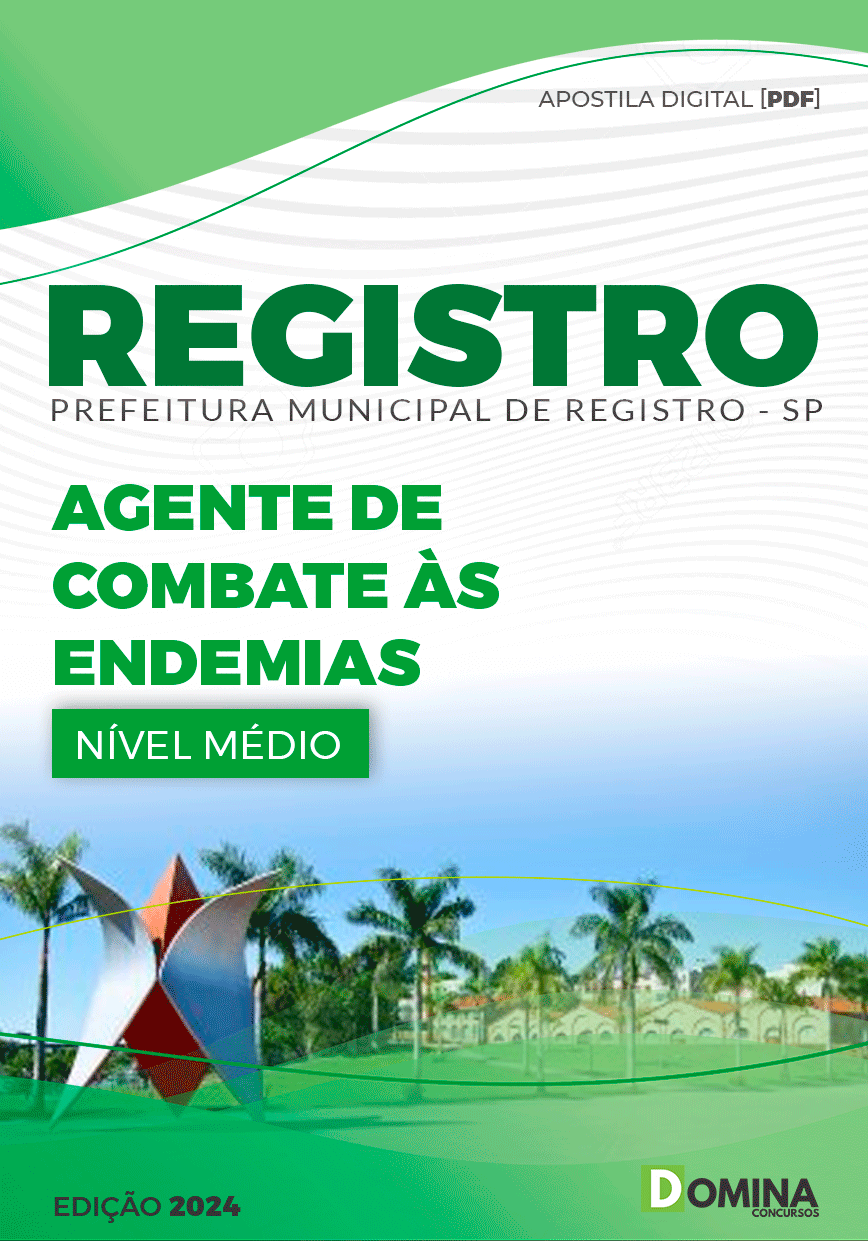 Apostila Prefeitura Registro SP 2024 Agente Combate Endemias