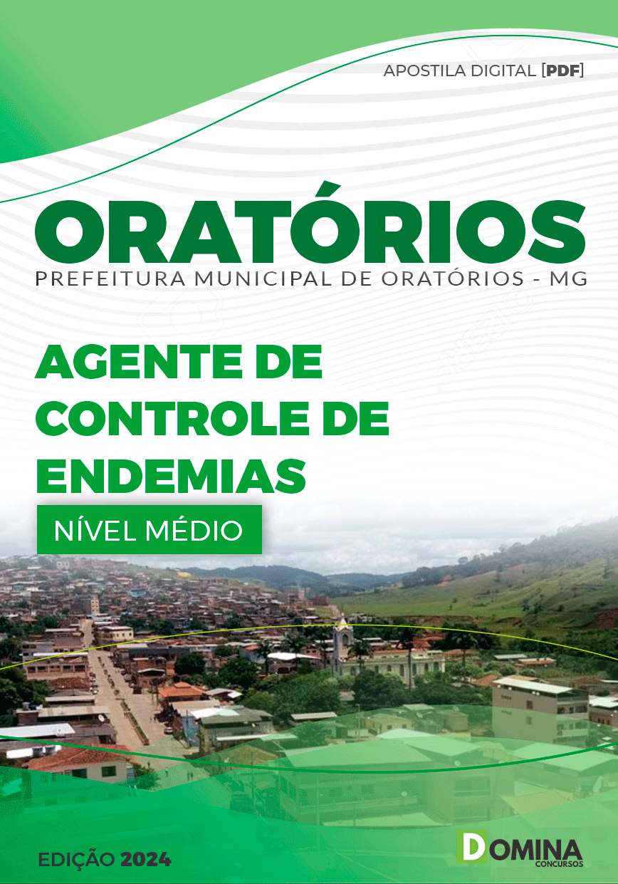Apostila Pref Oratórios MG 2024 Agente Controle Endemias