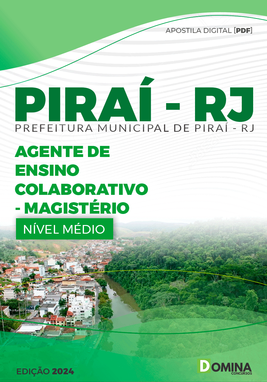 Apostila Pref Piraí RJ 2024 Agente Ensino Colaborativo