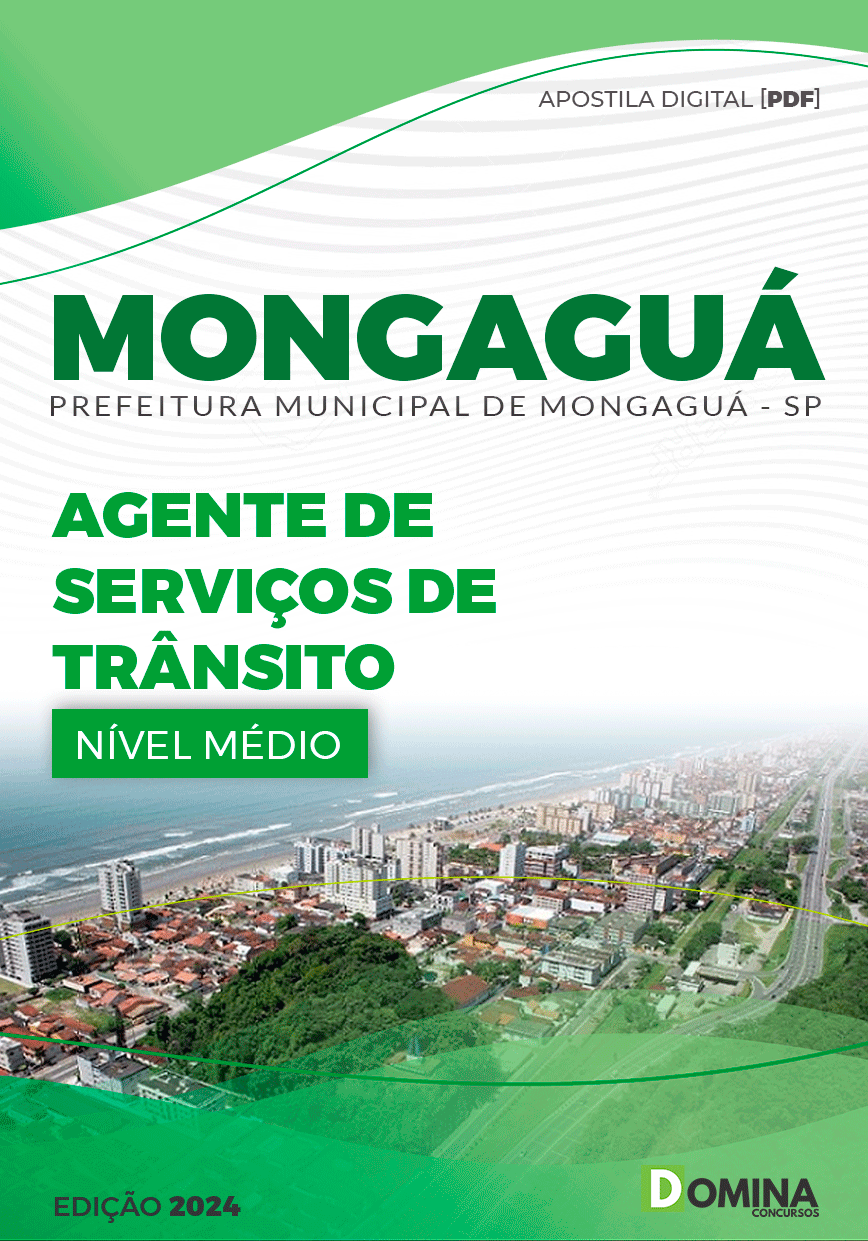 Apostila Pref Mongaguá SP 2024 Agente Serviços Trânsito