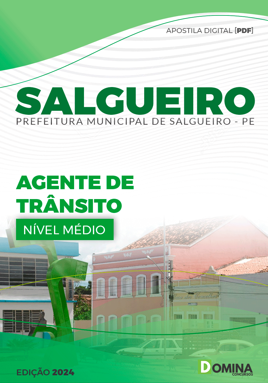 Apostila Prefeitura Salgueiro PE 2024 Agente de Trânsito