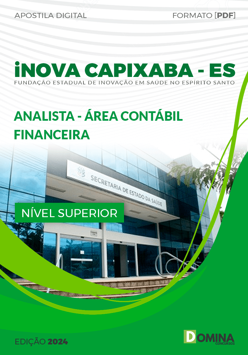 Apostila iNOVA Capixaba ES 2024 Analista Contábil Financeira