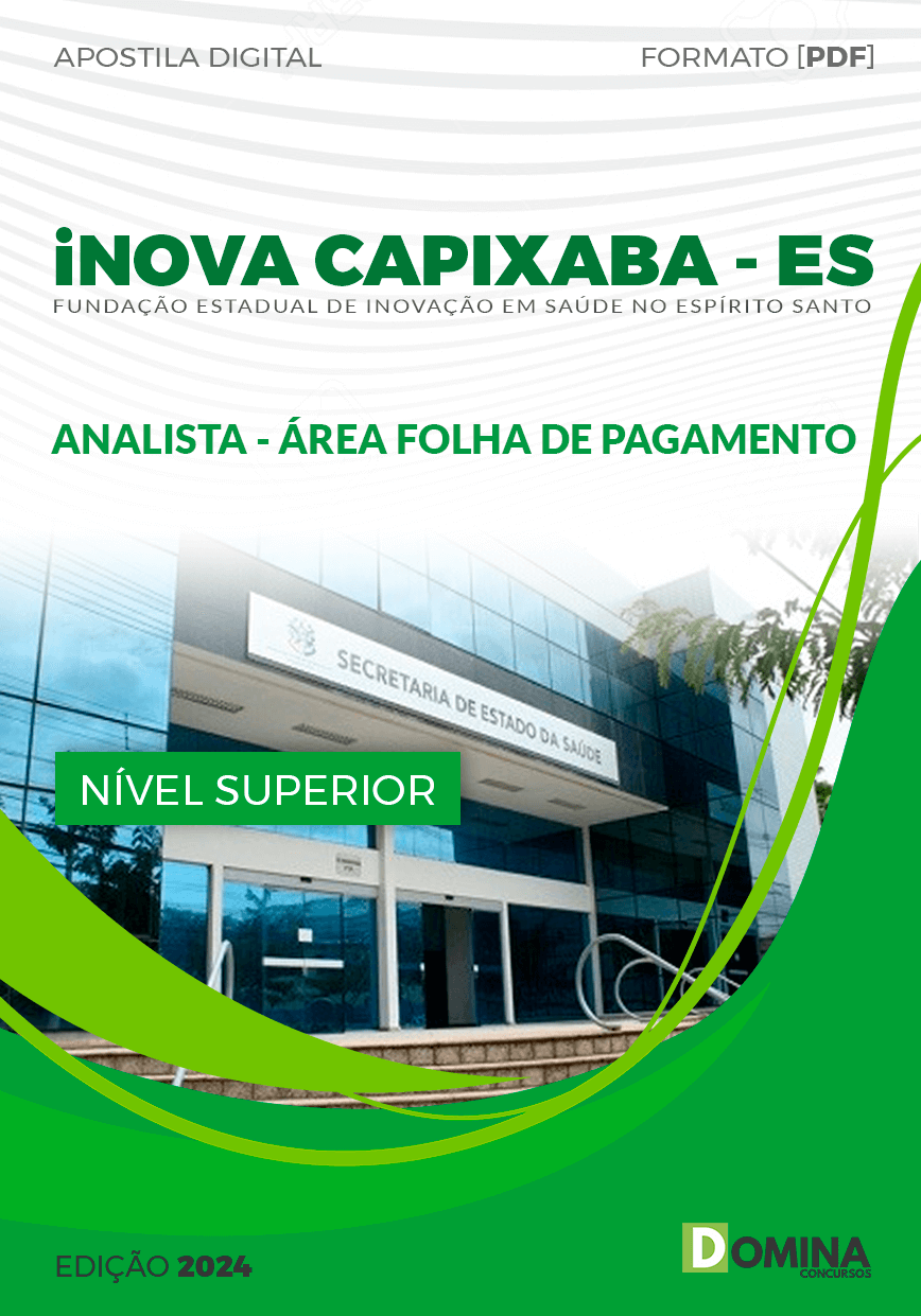 Apostila iNOVA Capixaba ES 2024 Analista Folha de Pagamento