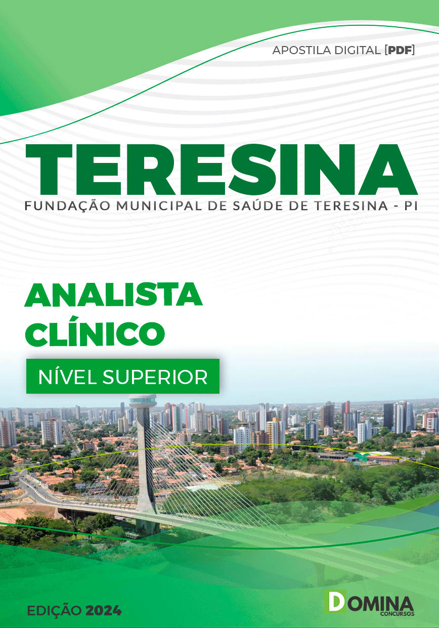 Apostila FMS Teresina PI 2024 Analista Clínico