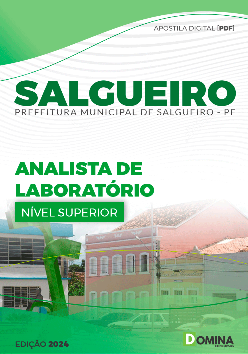 Apostila Prefeitura Salgueiro PE 2024 Analista de Laboratório