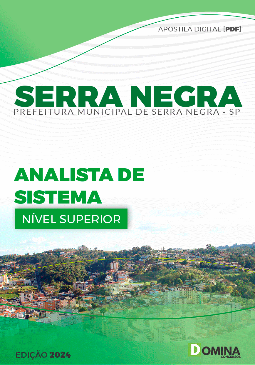 Apostila Pref Serra Negra SP 2024 Analista Sistema
