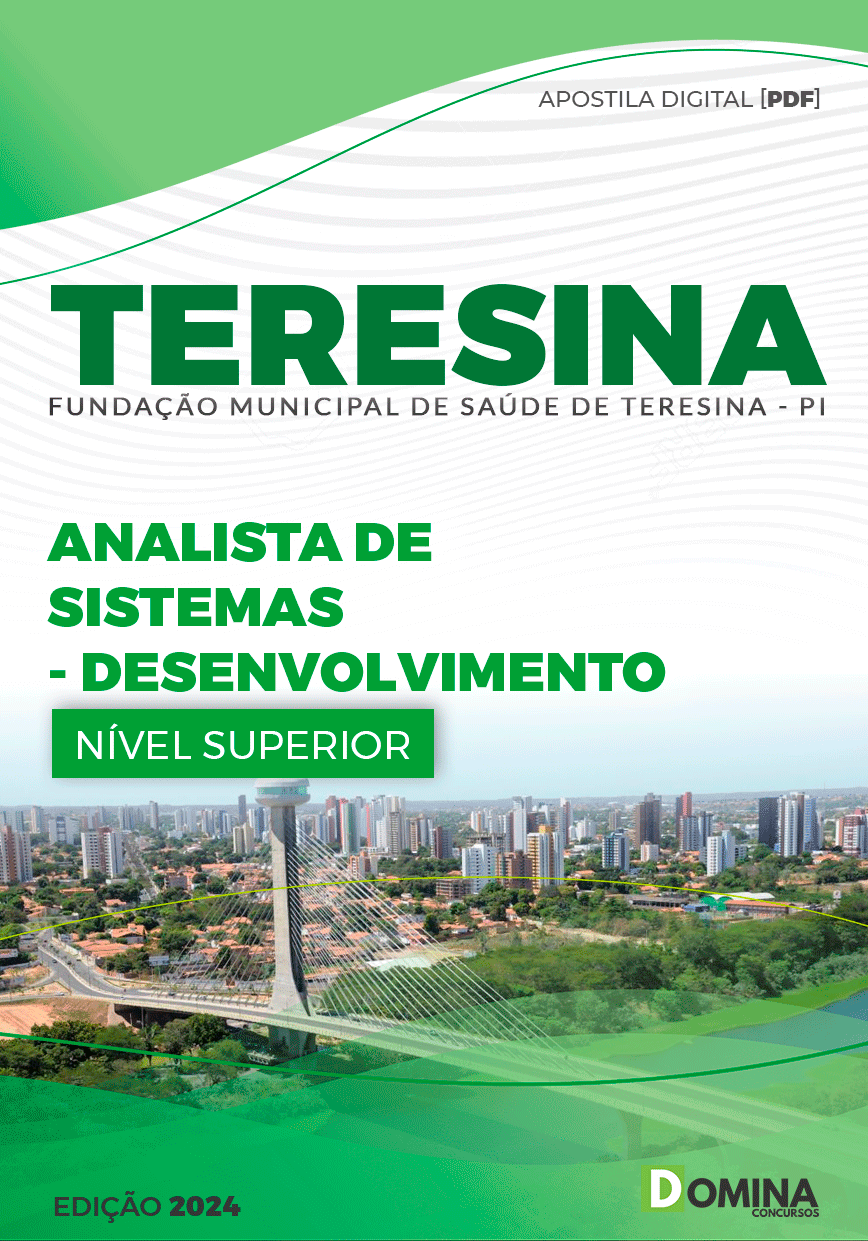 Apostila FMS Teresina PI 2024 Analista Sistemas Desenvolvimento
