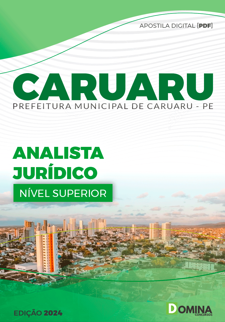 Apostila Pref Caruaru PE 2024 Analista Jurídico
